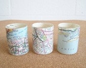New York Map Tea Lights
