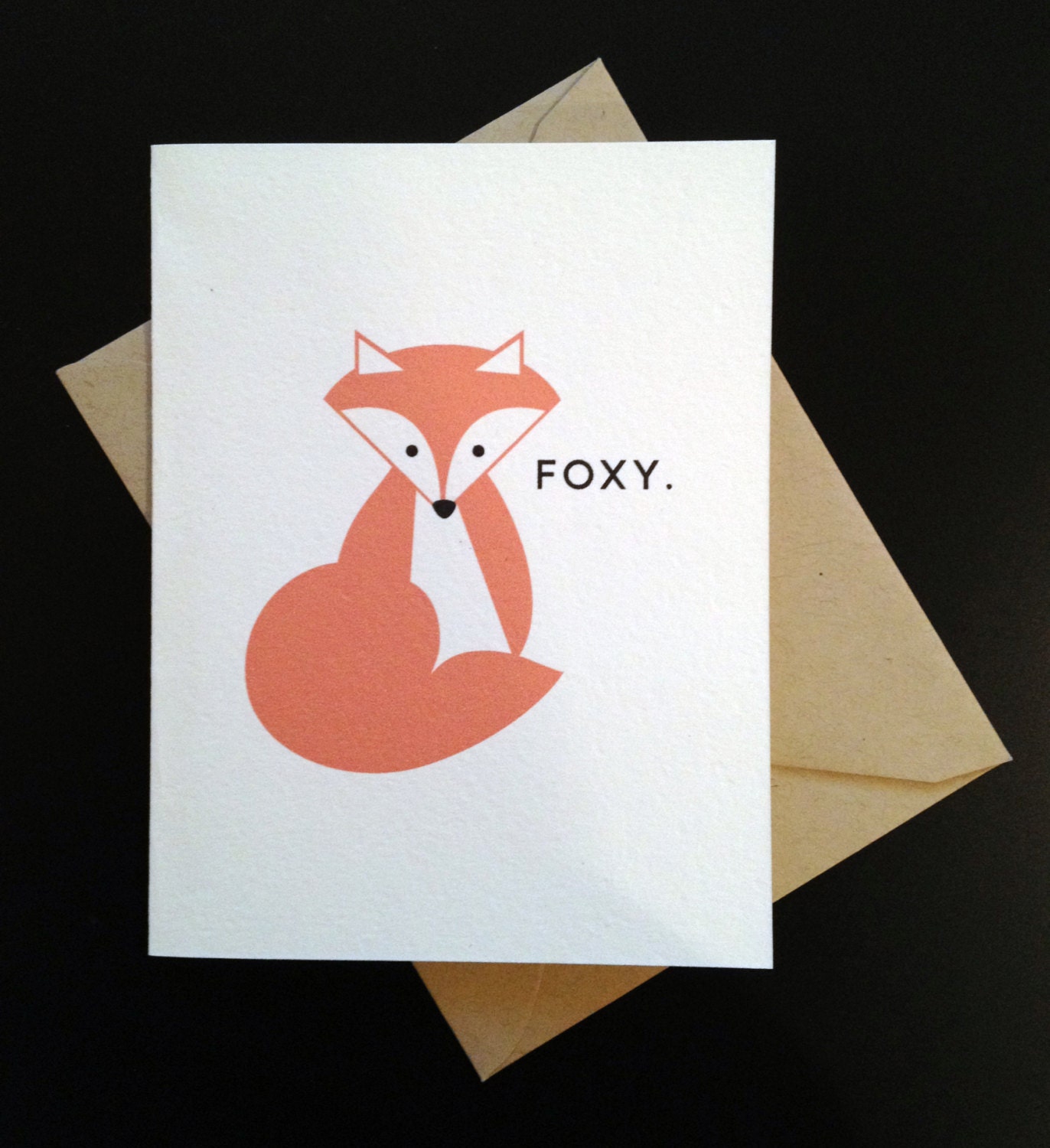 Greeting Card: FOXY.