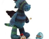 Dragon and Friends - PDF knitting pattern
