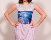 Reconstructed Pastel Wolf Bubble Dress