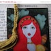 SUMMER SALE Thumbelina Art Print Bookmark, Fairy Tales, Fantasy, Storybook Art, Reproduction Art, Children's Art, Children's Bookmark
