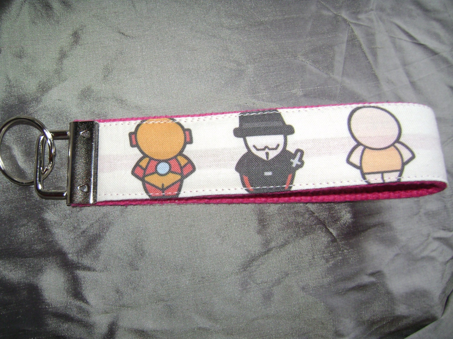 Harry Potter,  Iron Man, V for Vendetta - Key Fob Wristlet