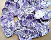 THIRTY Wedding Favors, bridal shower favors Ceramic Heart  Ring Bowls Made to Order choose your color or colors