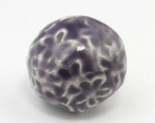 Vanilla Grape Porcelain Ceramic Flower Texture Bead