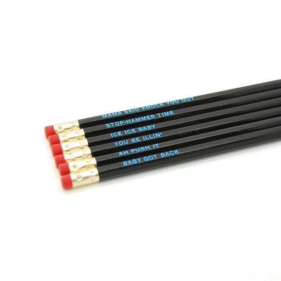 Classic Rap - Pencil Set
