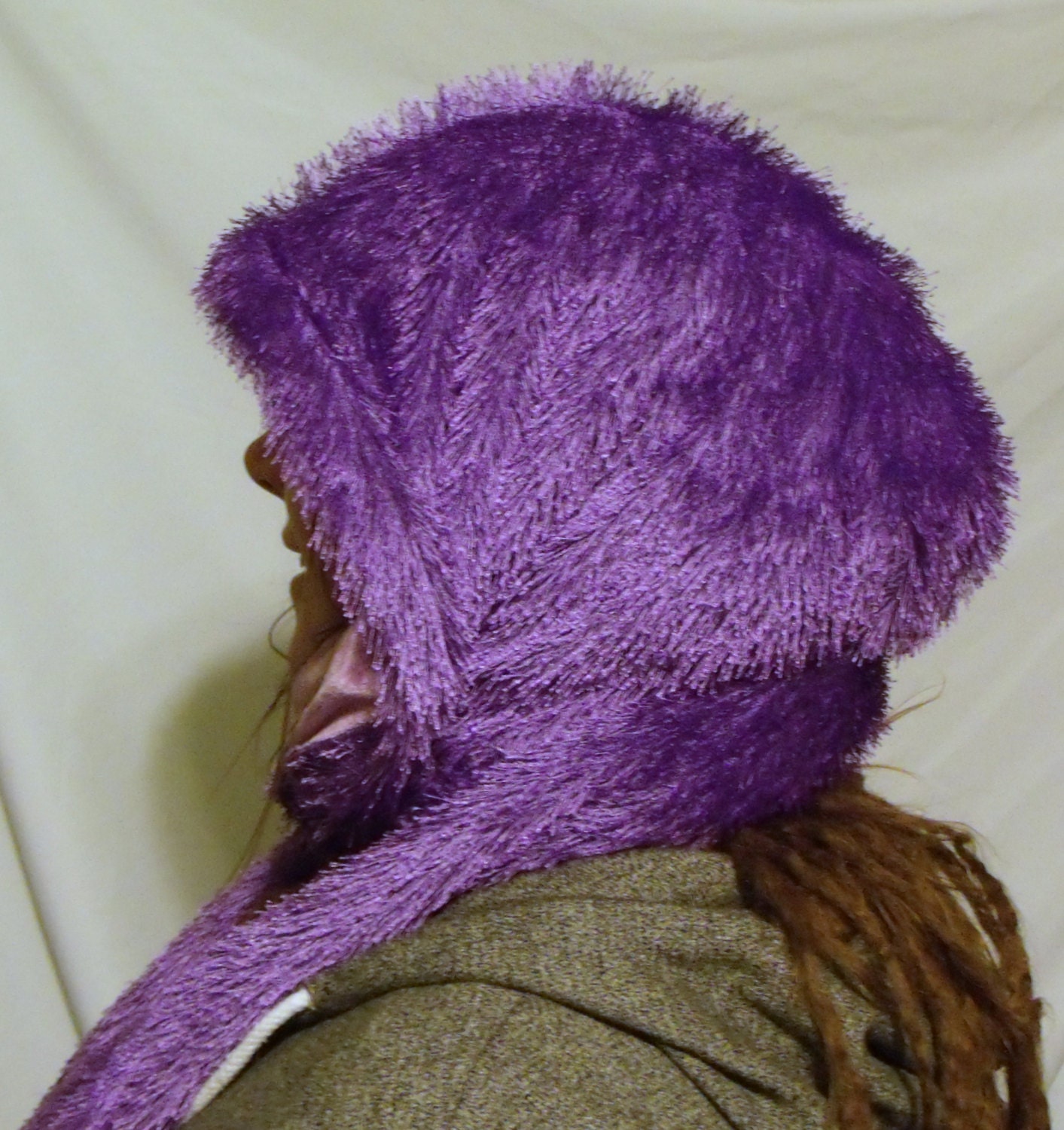 Hooded Scarf - Hood - Scarf - Purple Fizz KMZ Scood