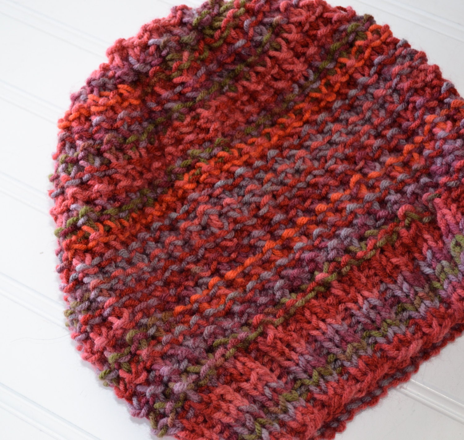 Striped Slouch Hat