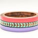 Set of Skinny Bangles- Grimes.- XS-XL
