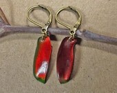 Flower Beetle Earrings