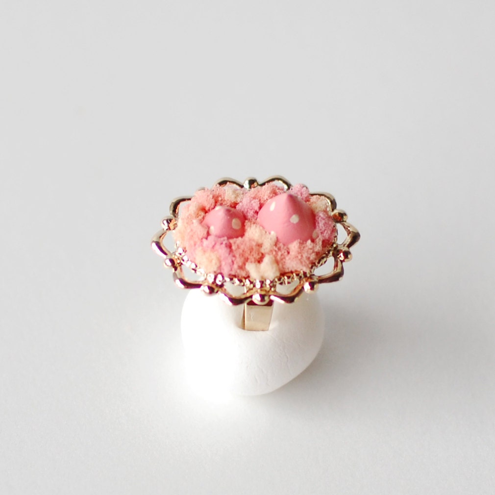 mossy tiny toadstool ring in spring4