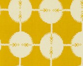 Anna Maria Horner Field Study Collection Coordonites Dots Cotton Fabric by the yard Golden Yellow White