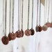 Metal initial necklace