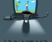 Nintendo Duck Hunt Art Print