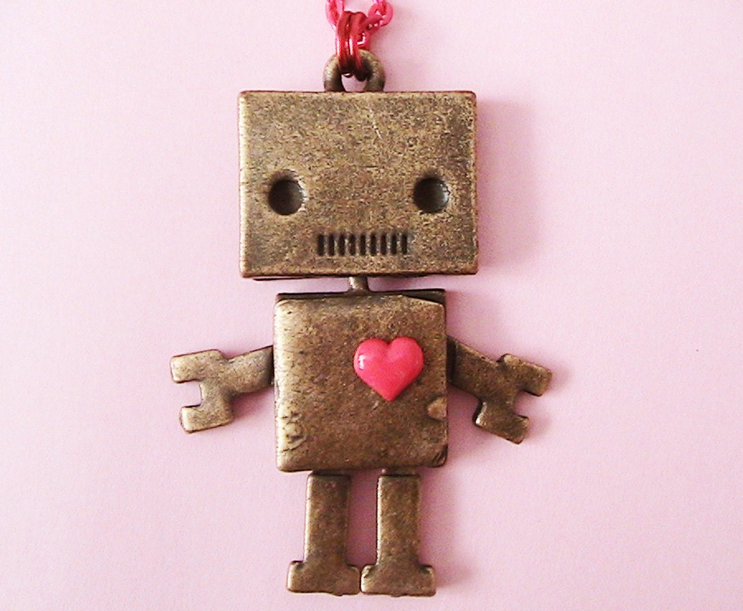 Robot Love Necklace