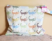 Wet Bag wetbag Diaper Bag - alligator ICKY Bag by PETUNIAS - swim cloth diaper accessories zipper shower gift newborn baby child kids summer