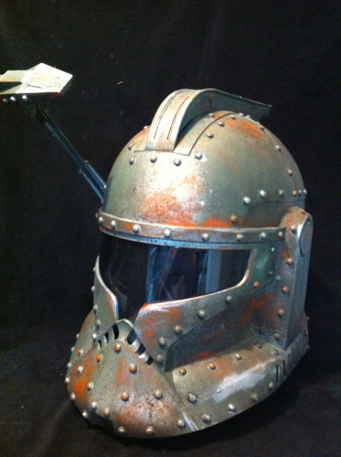 Steampunk Army Clone Trooper Stormtrooper Helmet Life Size Cosplay  Battle damaged Star Wars