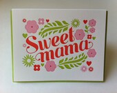 sweet mama greeting card
