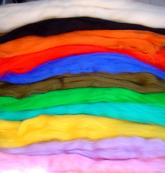 Felting Fiber Variety Pack 2 oz for Wet Felting and Needle Felting
