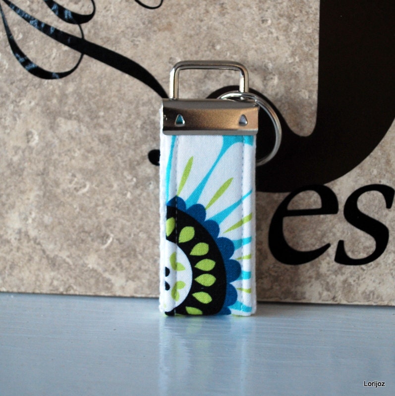 Mini Key fob Michael Miller Fabric