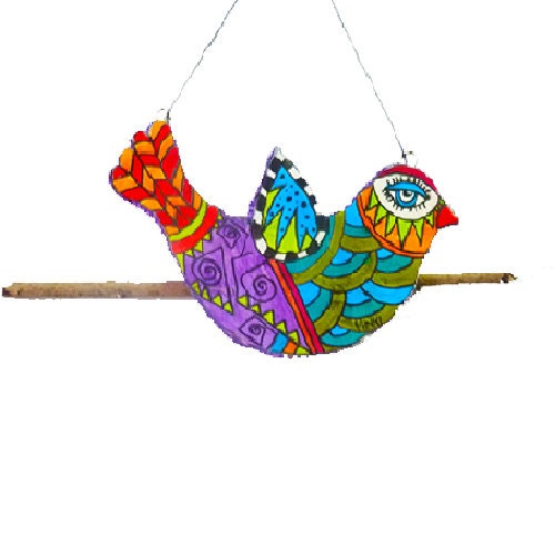 colorful design bird for decoration the wall