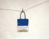 Recycled Sail Cloth Bag - Blue Sunbrella