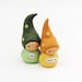 Wee Gnomes. Me and Mini-Me. Handmade Miniature Clay Sculptures by humbleBea