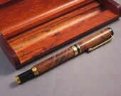 fountain pen, hand turned