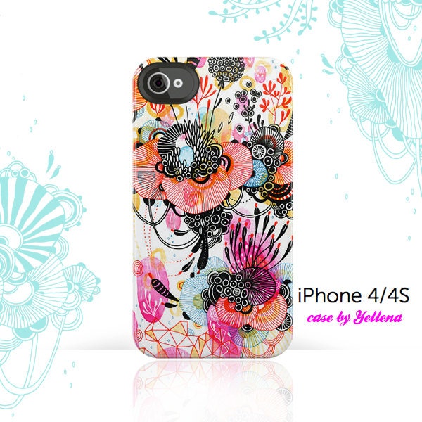 iPhone 4 Case, iPhone 4S Case - Original Artwork by Yellena - De Novo