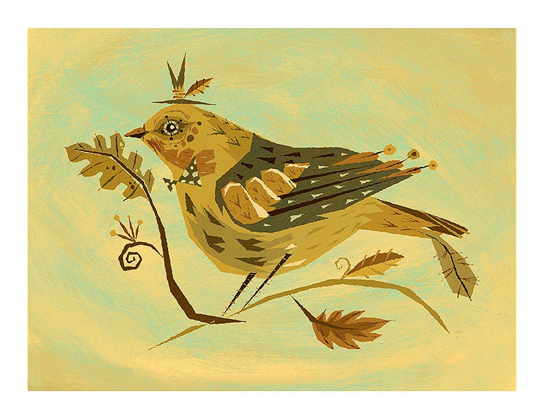 Spinus Bird 11" x 8.5"