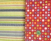 Half Yard Bundle of 2 - Little Yellow Bicycle - Babysaurus by Blend Fabrics