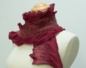 Alde Nunofelt Ruffled Scarf