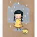 Rainy Day original acrylic print painting