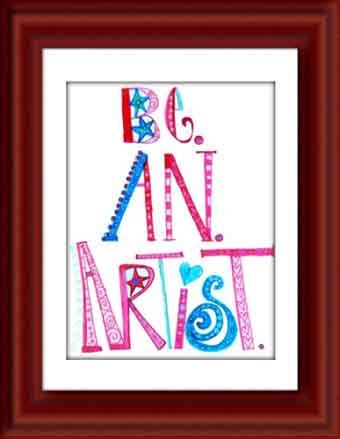 Hand-Embellished Giclee Print of Original Artwork