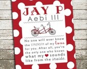 Custom Baby Boy Nursery Wall Art - No One Will Ever Know the Strength of My Love for You - Bicycle Theme - 8x10 Gift Print Listing Stats