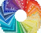 54 Color Wheel - Charm Squares - Quilting Fabric Bundle