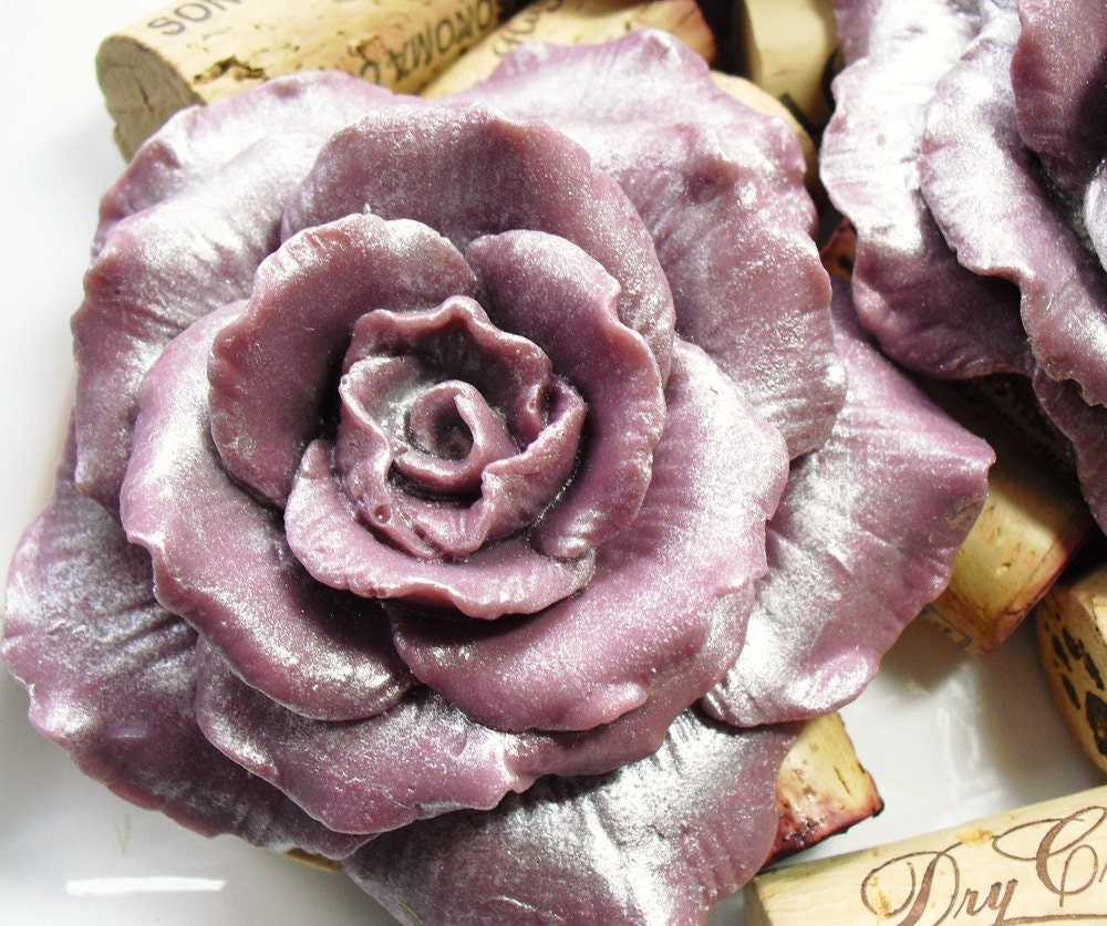 Rose Bouquet Trio Made to Order Vegan Soap CUSTOM SCENT