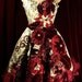 custom order reserved for Amanda Louise Black made to your measurements in Rococo and Stripe Fabrics