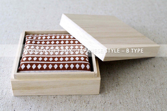 Wooden gift box - JAPANESE STYLE - B TYPE