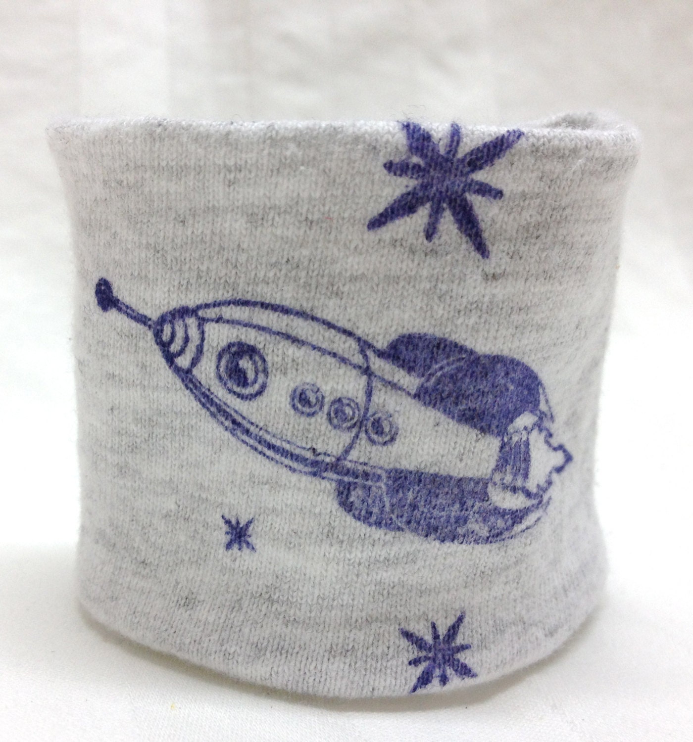 Wrist Cuff Wallet  Rocket Ship Space Ship for Kids