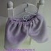 ON SALE Waldorf doll clothes - waldorf toy - little lavender doll pants - 12 inch