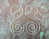 14G - Lemon - Spiral Hoops