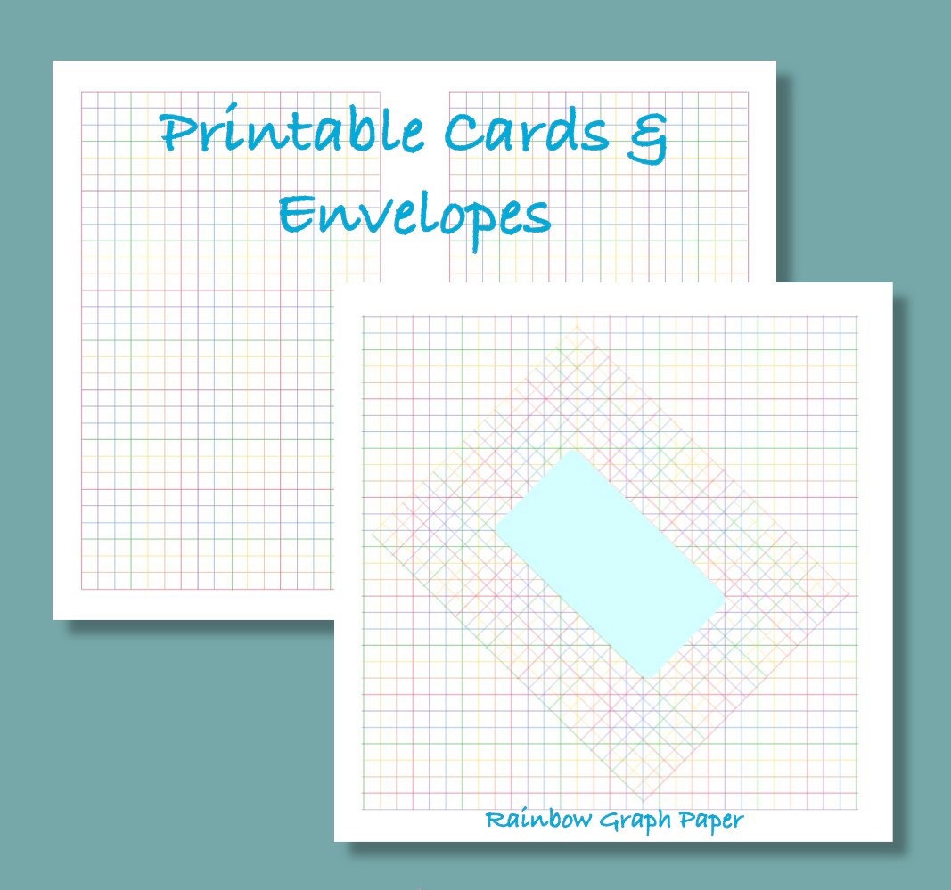 Printable Happy Birthday,  Mother's Day and Father's Day Cards with Matching Envelopes