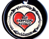 The Skeptical Method Ceramic Necklace in Black