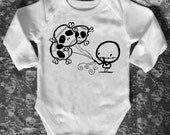 Zombie Skull Balloons Onsie All in one vest by Rockythezombie