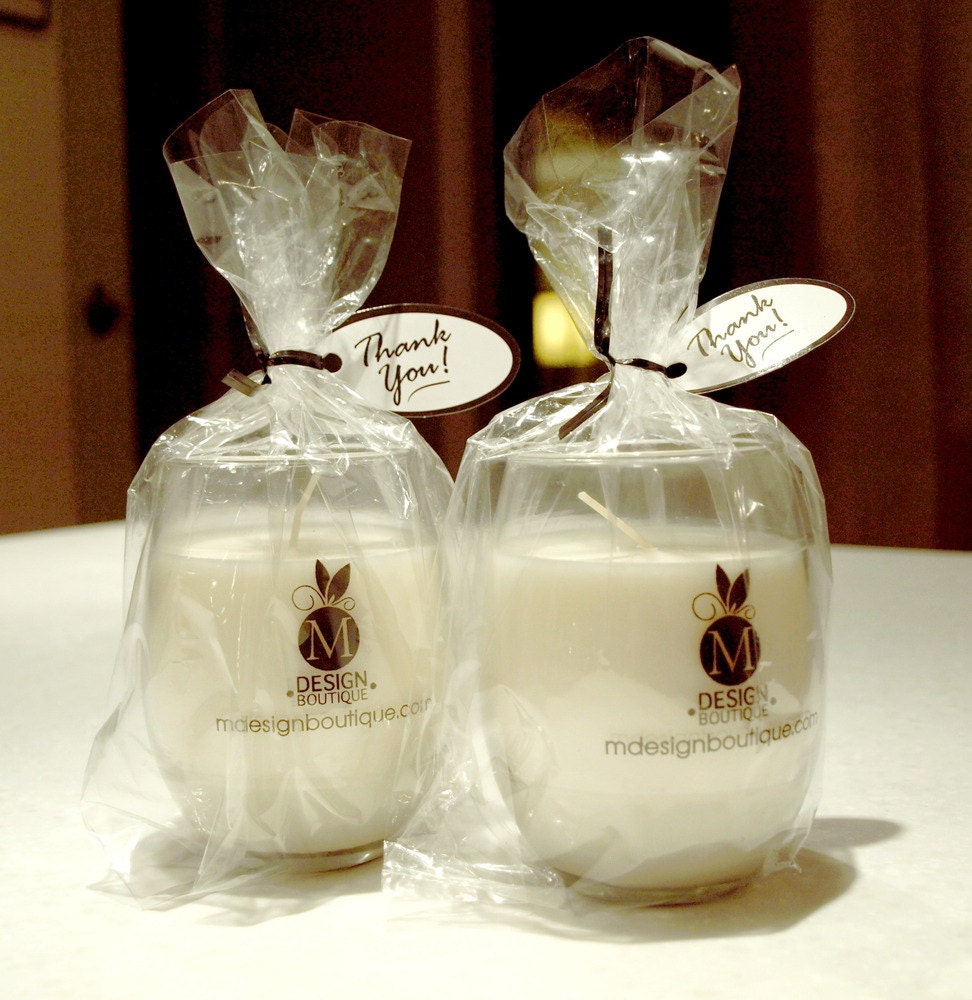 Reusable Stemless Wine Glass Soy Candle