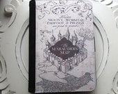 Harry Potter Inspired The Marauders Map Binder Case journal diary organizer calendar - Moony wormtail padfoot & prongs