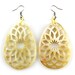 Organic Horn Earrings 1 Pair Handmade