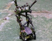 Faery Chair of Twigs and Seashells