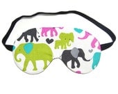 Mama and Baby Elephant Sleep Eye Mask
