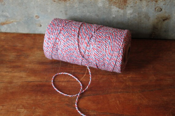 Air Mail Bakers Twine - Red, White & Blue - 20 yards sampler Il_570xn